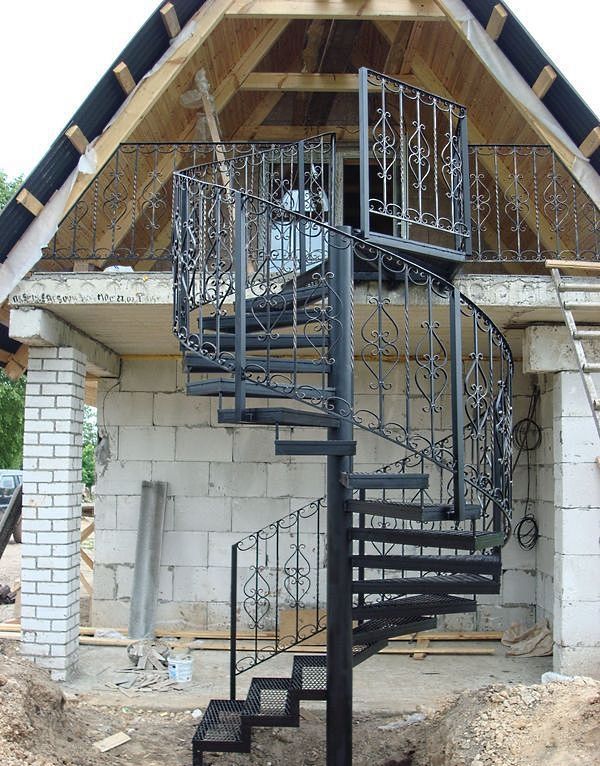 Лестницы винтовые уличные